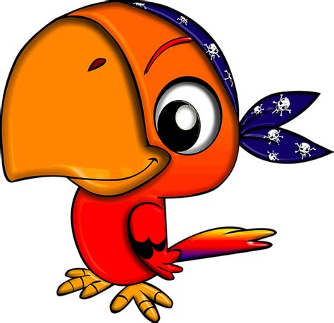 Free Vector Graphic Bird Cartoon Character Parrot Free Image On