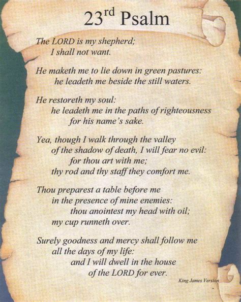 Psalm 23 New American Bible Aislingtyler