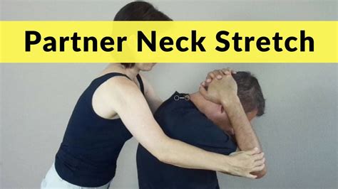 Massage Monday 408 Partner Neck Stretch Neck Stretches Massage How To Massage Yourself