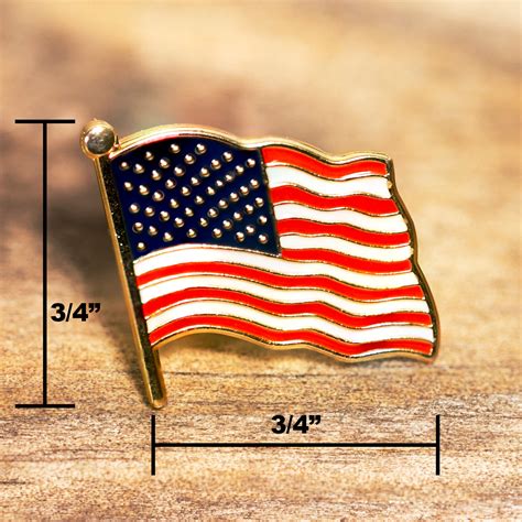 American Flag Pin Made And Decorated In The Usa Lucky Shot Usa