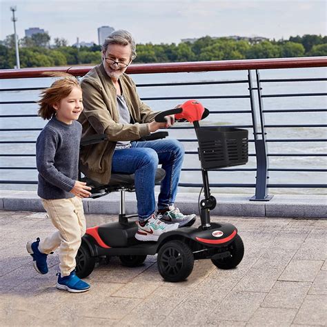 Outdoor Travel Mobility Scooter Motorized Electric Carts For Senior Heavy Duty Electric