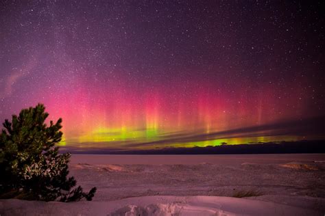 Aurora Borealis In Marquette Michigan Hd Nature 4k