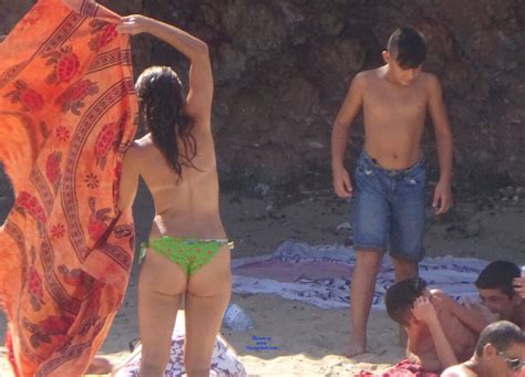Topless In A Public Beach In Southern Italy September 2019 Voyeur Web