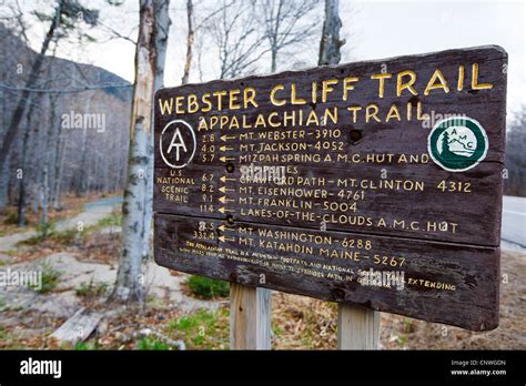 Crawford Notch State Park In The White Mountains New Hampshire Usa