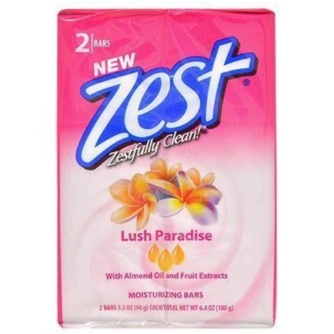 Zest Bar Soap Lush Paradise 2 Bars Inmate Care Packages Icgs