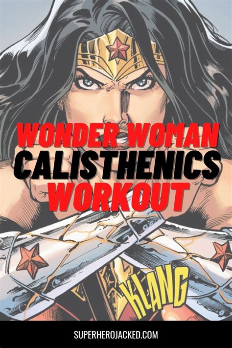 Wonder Woman Calisthenics Workout Pyramid Training Rope Training