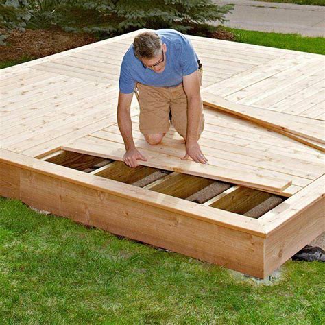 See your deck in 3d then get a plan and suggested material list for your project. How to Build a Platform Deck | Platform deck, Decks backyard, Diy deck