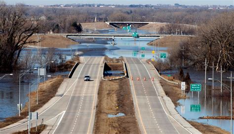 Record High Floods In Nebraska Breach Levees And Isolate Towns