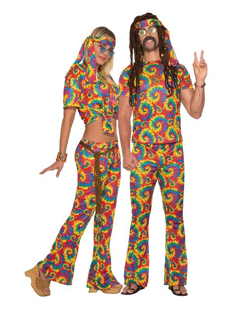 Adult Unisex Tie Dye Hippie Costume