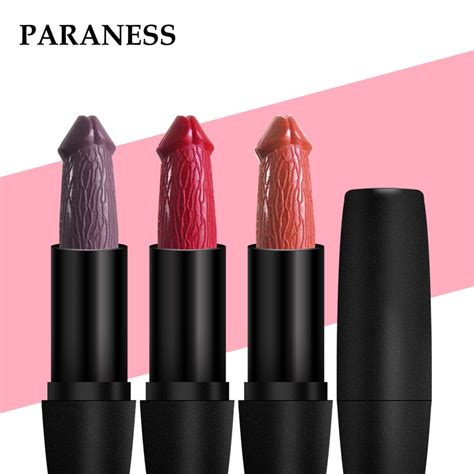 Matte Lipstick Set Penis Long Lasting Waterproof Nude Lipstick Palette Black Red Lipsticks