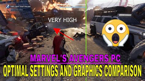 Marvels Avengers Best Settings Pc Graphics Comparison Youtube