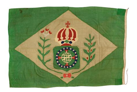 Lot Bandeira Imperial Do Brasil Séc Xix 1ª Metade