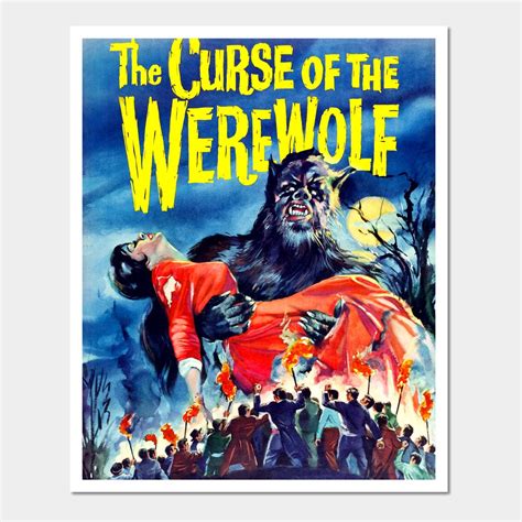 Werewolf S British Horror Movies Fans Gifts Wall And Art Print