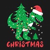 feliz navidad dinosaurio vector ilustración 8585613 Vector en Vecteezy