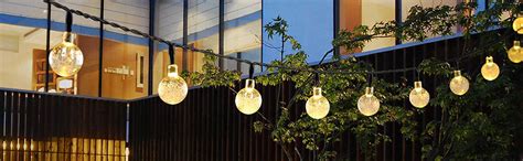 Amazon.com: Solar String Lights Outdoor Crystal Ball Waterproof Globe