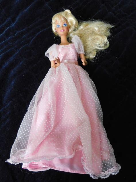 Vintage Toys Collectible Barbie Doll With Pink Long Dress Etsy Vintage Toys Pink Long Dress