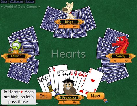 Hearts Tutorial World Of Card Games