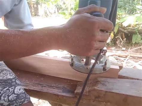 Volume kayu dapat diketahui dengan menggunakan hukum archimedes, yaitu. Cara menatah menggunakan router bobok - tukang kayu chanel ...