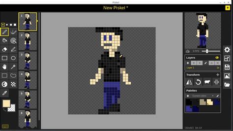 Piskel Pixel Art Walk Cycle YouTube