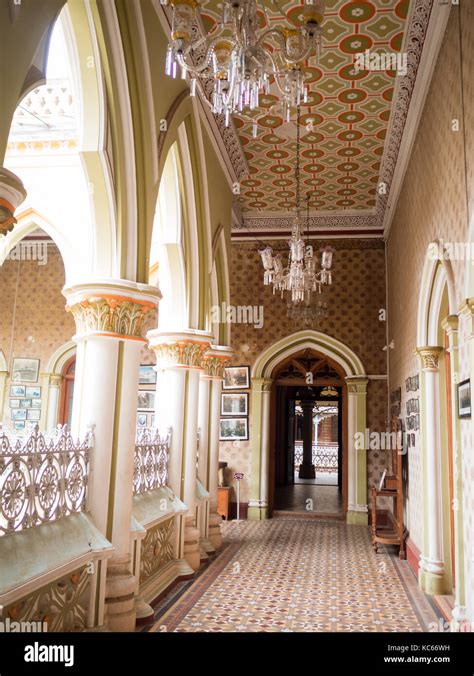 Bangalore Palace Interior Architecture Stock Photo Alamy