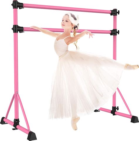 Geoinus Portable Ballet Barre Bar For Home 4ft Adjustable