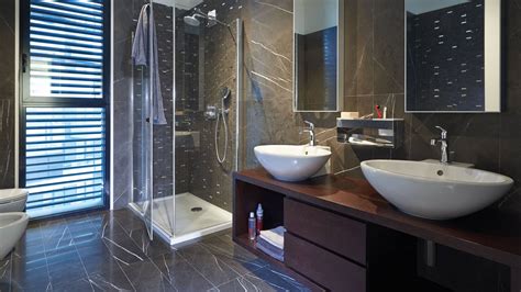 The 2.5m x 3m space has two. Bathroom design in small space | AXOR US