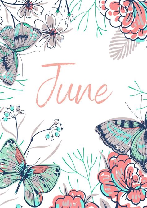 Free Printable Bullet Journal Cover Pages For June - Rad Planner in