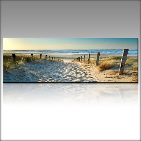 Ocean Beach Nature Landscape Canvas Print Wall Art Painting For Living