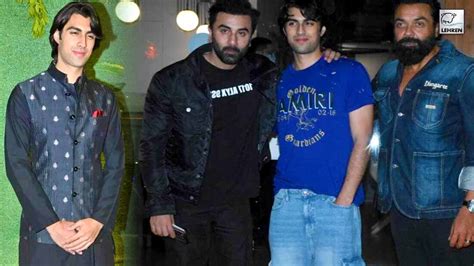 Bobby Deols Son Aryaman Deol At Animal Movies Music Launch