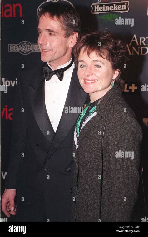 British Actor Jeremy Irons With His Actress Wife Sinead Cusack At