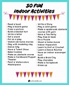 Fun Activities To Do Inside The House - www.inf-inet.com