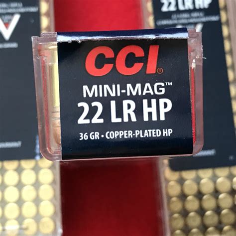 Cci 22 Mini Mag Long Rifle Copper Plated Hollow Point 500 Rd Brick