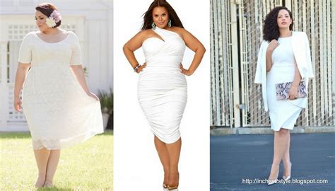 Plus Size Fashion How To Wear White Inches Style Dress Ideas