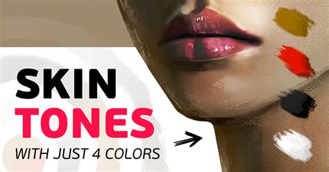 Use These 4 Colors To Paint Any Skin Tone With Exercise Digital