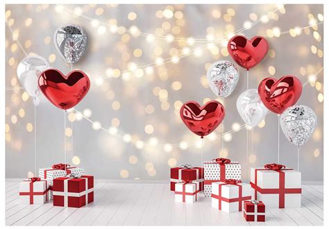 Buy Allenjoy X Ft Valentine S Day Backdrop For Photography Glitter Bokeh Party Background