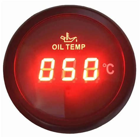 1pc Digital Oil Temperature Gauges 50 150 Degree Oil Temp Meters 52mm