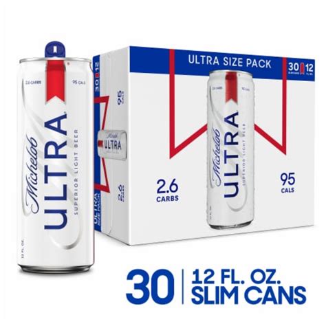 Michelob Ultra Superior Light Lager Beer 30 Cans 12 Fl Oz Metro Market
