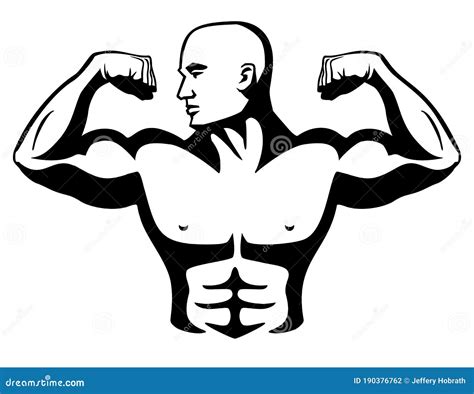 Muscle Man Svg