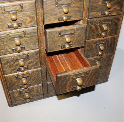 Bargain John S Antiques Antique Oak File Cabinet Original Finish