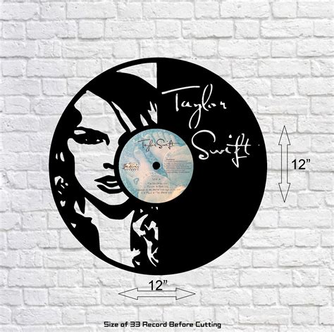 Taylor Swift Laser Cut Vinyl Record Art Record Cutout Etsy Canada