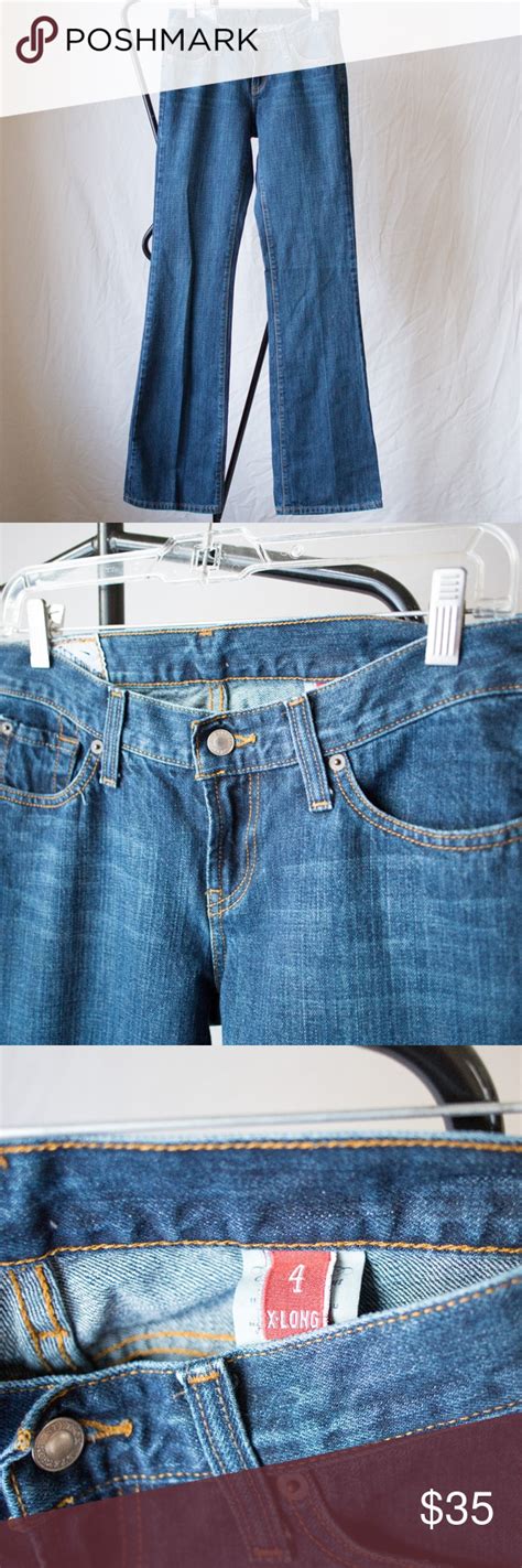 Stetson Classic Bootcut Blue Jeans Size 4 X Long