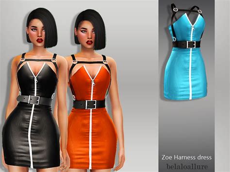 Belaloallure3 “ Zoe Harness Dress • New Mesh • All Lod • Custom