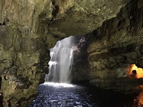 Waterfall Inside Smoo Cave Scotland Scotland Vacation Scotland
