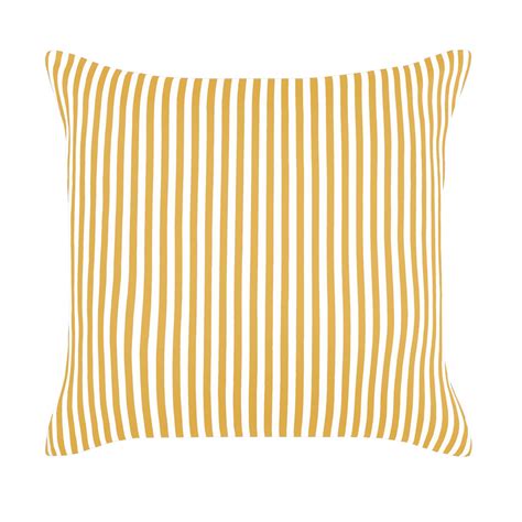 The Ochre Striped Square Throw Pillow Crane And Canopy