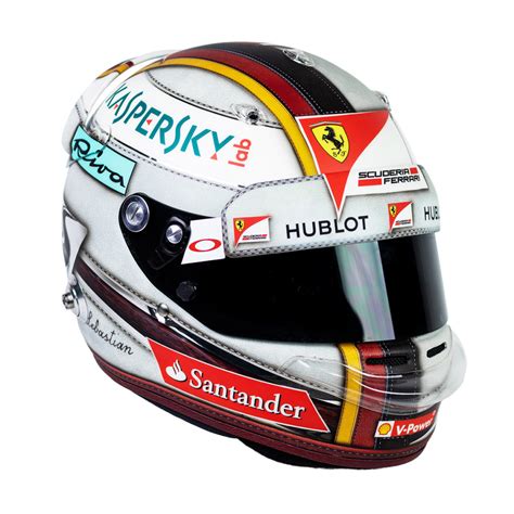 2016 Sebastian Vettel Monaco Grand Prix Ferrari F1 Helmet Racing Hall
