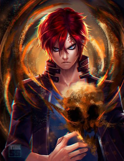 Gaara Fan Art By Tielss On Deviantart Naruto Uzumaki Naruto Anime