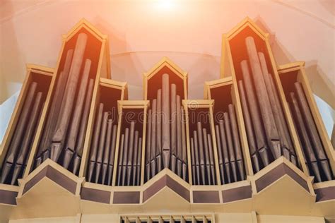 Historic Pipe Organ At A Church Appearance Stock Image Image Of