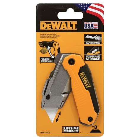 Dewalt Dwht10035l Folding Utility Knife Retractable Utility General