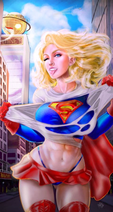 Sexy Super Girl By Go Kun On DeviantArt Supergirl Superman Dc Super