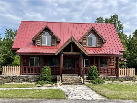 Spacious Log Cabin Near Norfork Lake Sleeps 10 Cabins For Rent In